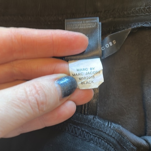 Marc by Marc Jacobs black leather leggings Size Large - Picture 7 of 7